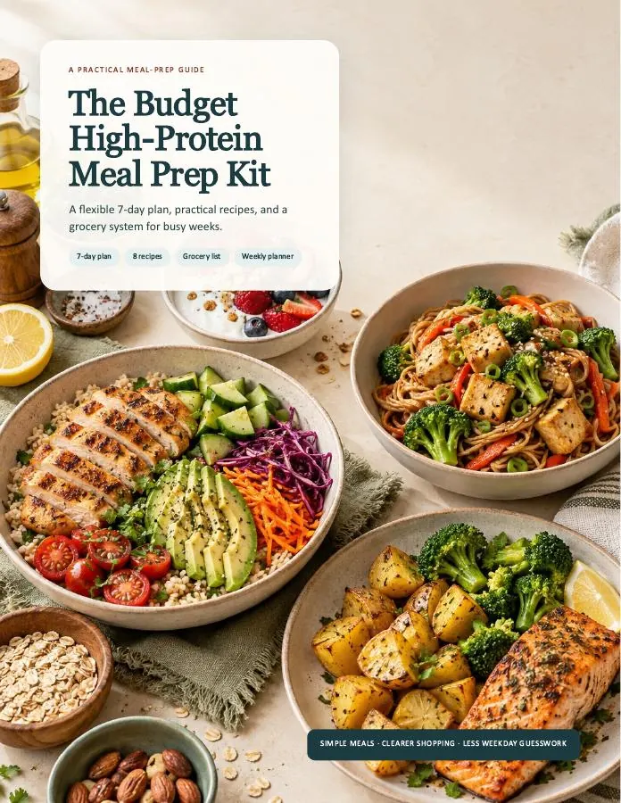 The Budget High-Protein Meal Prep Kit cover